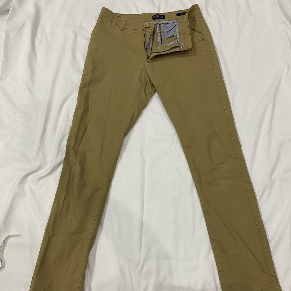 Khaki pants one brand slim fit
